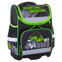 Ранец ЮНЛАНДИЯ WISE, 1 отделение, 3 кармана, устойчивое дно, "Offroad", 37х29х15 см, 228814 - фото 6