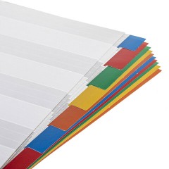 Разделители листов А4 (10 листов 297х225 мм) картонные, 10 цветов, HATBER, 4AR_11004, М224816 Разделители листов А4 (10 листов 297х225 мм) картонные, 10 цветов, HATBER, 4AR_11004, М224816 - фото 3