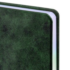 Ежедневник датированный 2026 А5 138х213 мм, BRAUBERG "Ice", под кожу, темно-зеленый, 117391 - фото 4