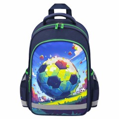 Рюкзак ПИФАГОР SCHOOL, 1 отделение, 3 кармана, "Football match", 38x28х14 см, 273171 Рюкзак ПИФАГОР SCHOOL, 1 отделение, 3 кармана, "Football match", 38x28х14 см, 273171 - фото 2