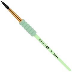 Кисти c EVA-вставкой БЕЛКА набор 6 шт. (круглые №1, 2, 3, 4, 5, 6), блистер, BRAUBERG KIDS, 201093 - фото 3