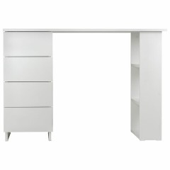 Стол письменный/компьютерный BRABIX "Scandi CD-016", 1100х500х750 мм, 4 ящика, белый, 641891, ЦБ013707-1 - фото 6