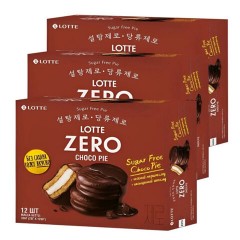 Печенье LOTTE "Choco Pie" ("Чоко Пай") ZERO, глазированное, 336 г (12 штук х 28 г) - фото 3
