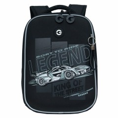 Ранец GRIZZLY анатомическая спинка, облегченный, 1 отделение, для мальчиков, "LEGEND", 37х26х16 см, RAw-497-6/1 Ранец GRIZZLY анатомическая спинка, облегченный, 1 отделение, для мальчиков, "LEGEND", 37х26х16 см, RAw-497-6/1 - фото 2