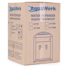 Кулер для воды AQUA WORK 0.7-TDR, настольный, НАГРЕВ/ЭЛЕКТРОННОЕ ОХЛАЖДЕНИЕ, 2 крана, серебро, 24762 - фото 12