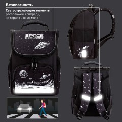 Ранец ПИФАГОР BASIC, 1 отделение, 3 кармана, эргономичная спинка, "Space invader", 35х28х18 см, 273140 Ранец ПИФАГОР BASIC, 1 отделение, 3 кармана, эргономичная спинка, "Space invader", 35х28х18 см, 273140 - фото 16