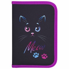 Пенал BRAUBERG, 1 отделение, полиэстер, 21х14 см, "Black Cat", 271529 Пенал BRAUBERG, 1 отделение, полиэстер, 21х14 см, "Black Cat", 271529 - фото 2