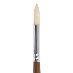 Кисть художественная профессиональная BRAUBERG ART CLASSIC, щетина, круглая, № 8, длинная ручка, 200710 Кисть художественная профессиональная BRAUBERG ART CLASSIC, щетина, круглая, № 8, длинная ручка, 200710 - фото 3