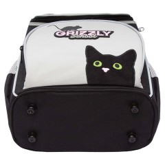Ранец GRIZZLY анатомическая спинка, с мешком для обуви, для девочек, "BLACKY", серый, 33х25х13 см, RAm-584-1/2 Ранец GRIZZLY анатомическая спинка, с мешком для обуви, для девочек, "BLACKY", серый, 33х25х13 см, RAm-584-1/2 - фото 13