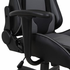 Кресло компьютерное BRABIX "GT Racer GM-100", две подушки, экокожа, черное/серое, 531926 Кресло компьютерное BRABIX "GT Racer GM-100", две подушки, экокожа, черное/серое, 531926 - фото 12