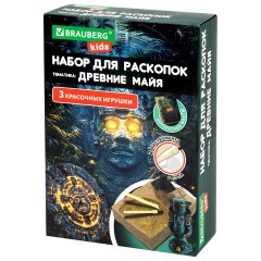 Набор для раскопок "Древние Майя" 16х23 см, инструменты, BRAUBERG KIDS, 665940 - фото 9