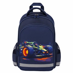 Рюкзак ПИФАГОР SCHOOL, 1 отделение, 3 кармана, "Speed bolid", 38x28х14 см, 273170 Рюкзак ПИФАГОР SCHOOL, 1 отделение, 3 кармана, "Speed bolid", 38x28х14 см, 273170 - фото 2