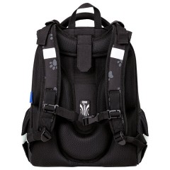 Ранец BRAUBERG LUMINOUS, 2 отделения, с брелоком, "Paws", СВЕТЯЩИЙСЯ РИСУНОК, 38х29х16 см, 271366 - фото 4