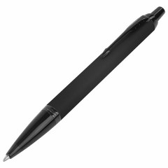 Ручка шариковая PARKER "IM Achromatic Black BT", черный матовый, нержавеющая сталь, синяя, 2127618 - фото 4