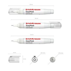 Ручка-корректор ERICH KRAUSE "EasyMask", 7 мл, металлический наконечник, 55989 - фото 2