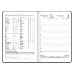 Ежедневник датированный 2026 с резинкой 145х203 мм, А5, BRAUBERG твердый, фольга, "Лаванда", 117344 - фото 7