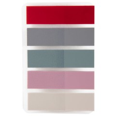 Закладки клейкие пастельные BRAUBERG PASTEL, НАБОР 300 штук (15 цветов х 20 листов), 45х12 мм, 116682 - фото 4