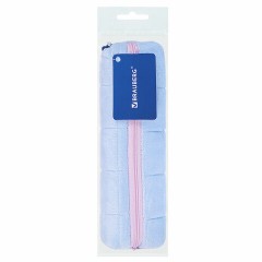 Пенал BRAUBERG, мех, 21х6х6 см, голубой/розовый, 272279 Пенал BRAUBERG, мех, 21х6х6 см, голубой/розовый, 272279 - фото 8