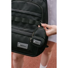 Рюкзак HEIKKI FUSION (ХЕЙКИ) универсальный, 2 отделения, отделение для ноутбука, c КОШЕЛЬКОМ, черный, 44х31х14 см, 273866 - фото 17