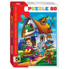 Пазл картонный 80 элементов, "Любимые герои", АССОРТИ, поле 23х16,5 см, STEP PUZZLE - фото 9