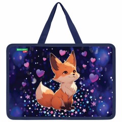 Папка на молнии с ручками BRAUBERG KIDS А4, 1 отделение, пластик, 100 мм, "Fairy fox", 273375 Папка на молнии с ручками BRAUBERG KIDS А4, 1 отделение, пластик, 100 мм, "Fairy fox", 273375 - фото 2