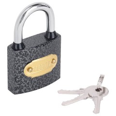 Замок навесной чугунный "Влагонепроницаемый", ширина 38 мм, полимерное покрытие, английский, 3 ключа, RABBITEX (РАББИТЕКС), 671296 - фото 2