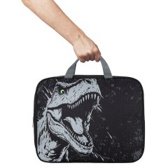 Папка на молнии с ручками BRAUBERG А4, 1 отделение, полиэстер, 80 мм, "Scary dino", 273308 Папка на молнии с ручками BRAUBERG А4, 1 отделение, полиэстер, 80 мм, "Scary dino", 273308 - фото 7
