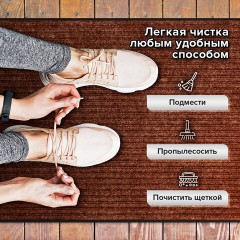 Коврик ДОРОЖКА 0,9х10 м, КОРИЧНЕВЫЙ, влаго-грязезащита, 430 г/м2, ребристая, LAIMA EXPERT, 701044 Коврик ДОРОЖКА 0,9х10 м, КОРИЧНЕВЫЙ, влаго-грязезащита, 430 г/м2, ребристая, LAIMA EXPERT, 701044 - фото 10