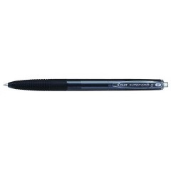Ручка шариковая автоматическая с грипом PILOT Super Grip G, ЧЕРНАЯ, линия 0,22 мм, BPGG-8R-F B - фото 5