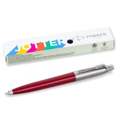 Ручка шариковая PARKER "Jotter Plastic CT", корпус красный, ежедневник А5 красный, пакет, 880897 Ручка шариковая PARKER "Jotter Plastic CT", корпус красный, ежедневник А5 красный, пакет, 880897 - фото 3