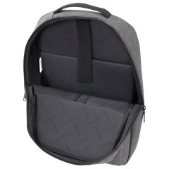 Рюкзак HEIKKI PANEL (ХЕЙКИ), отделение для ноутбука, USB-порт, серый, 44x30x13 см, 273903 - фото 7