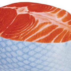 Игрушка мягкая "СТЕЙК ЛОСОСЯ", ткань вельбоа, 32х22 см, WOOZOO (ВУЗУ), 666981 - фото 7