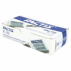 Ластик-клячка художественный FACTIS K 20 (Испания), 37х29х10 мм, супермягкий, серый, CCFK20 Ластик-клячка художественный FACTIS K 20 (Испания), 37х29х10 мм, супермягкий, серый, CCFK20 - фото 3