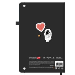 Скетчбук, слоновая кость 140 г/м2, 130х210 мм, 80 л., софт-тач, резинка, BRAUBERG ART CLASSIC, "For you,", 117772 - фото 2