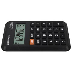Калькулятор карманный BRAUBERG DC-210N (63х98 мм), 8 разрядов, черный, 272953 - фото 5