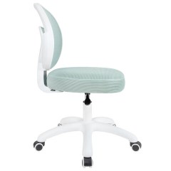 Кресло детское BRABIX KIDS "MG-230", без подлокотников, сетка/ткань TW, голубое, 533320 - фото 4