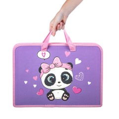 Папка на молнии с ручками ЮНЛАНДИЯ А4, 1 отделение, пластик, ширина 45 мм, "Sweet Panda", 271456 Папка на молнии с ручками ЮНЛАНДИЯ А4, 1 отделение, пластик, ширина 45 мм, "Sweet Panda", 271456 - фото 7