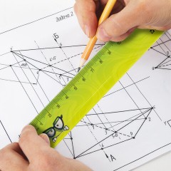 Линейка пластиковая 15 см, кросс-серия "МОНСТРИКИ", BRAUBERG, тонированная, ассорти, 210866 - фото 6