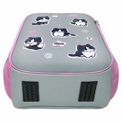Ранец BRAUBERG LIGHT, 1 отделение, с брелоком, "Cat patches", плюшевые нашивки, 36х26х13 см, 272030 - фото 7