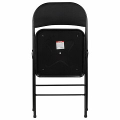 Стул складной BRABIX "Golf Plus CF-003 КОМФОРТ", чёрный каркас, чёрная ткань, 532889 - фото 8