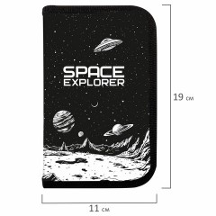 Пенал ПИФАГОР, 1 отделение, ламинированный картон, 19х11 см, "Space invader", 273469 Пенал ПИФАГОР, 1 отделение, ламинированный картон, 19х11 см, "Space invader", 273469 - фото 6
