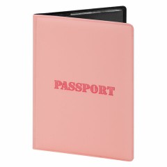 Обложка для паспорта, мягкий полиуретан, "PASSPORT", нежно-розовая, STAFF, 238403 Обложка для паспорта, мягкий полиуретан, "PASSPORT", нежно-розовая, STAFF, 238403 - фото 5