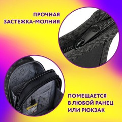 Папка для тетрадей ЮНЛАНДИЯ А4, 1 отделение, пластик, на молнии, "Not found", 272143 Папка для тетрадей ЮНЛАНДИЯ А4, 1 отделение, пластик, на молнии, "Not found", 272143 - фото 8