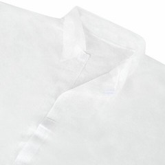 Халат одноразовый белый на липучках КОМПЛЕКТ 10 шт., XXL, 56-58 размер, 110 см, рукав на резинке, 30 г/м2, ОПТИТРЕЙД Халат одноразовый белый на липучках КОМПЛЕКТ 10 шт., XXL, 56-58 размер, 110 см, рукав на резинке, 30 г/м2, ОПТИТРЕЙД - фото 3