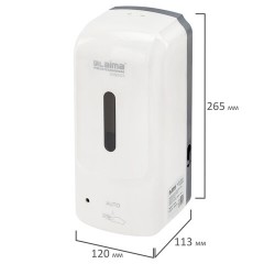 Дозатор для жидкого антисептика LAIMA PROFESSIONAL SUPER, СЕНСОРНЫЙ, 1 л, белый, ABS-пластик, 609503 - фото 7