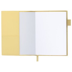 Ежедневник недатированный В6 130х185 мм BRAUBERG "Glam", под кожу, 160 л., желтый, 116222 - фото 6