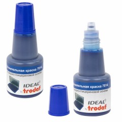 Краска штемпельная TRODAT IDEAL 7014 синяя 24 мл, на водно-глицериновой основе, 206916 Краска штемпельная TRODAT IDEAL 7014 синяя 24 мл, на водно-глицериновой основе, 206916 - фото 4