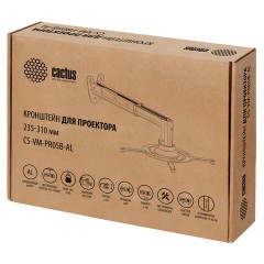Кронштейн для проекторов настенно-потолочный CACTUS CS-VM-PR05B-AL, высота 23-31 см, 10 кг Кронштейн для проекторов настенно-потолочный CACTUS CS-VM-PR05B-AL, высота 23-31 см, 10 кг - фото 9