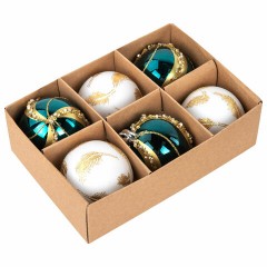 Шары ёлочные 6 шт., 6 см, "Peacock", пластик, бирюзовый/золото, ЗОЛОТАЯ СКАЗКА, 592179 Шары ёлочные 6 шт., 6 см, "Peacock", пластик, бирюзовый/золото, ЗОЛОТАЯ СКАЗКА, 592179 - фото 7