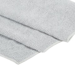 Тряпка для мытья пола из микрофибры 70х80 см "OVERLOCK GREY COLOUR", серая, 220 г/м2, LAIMA HOME, 608223 - фото 5